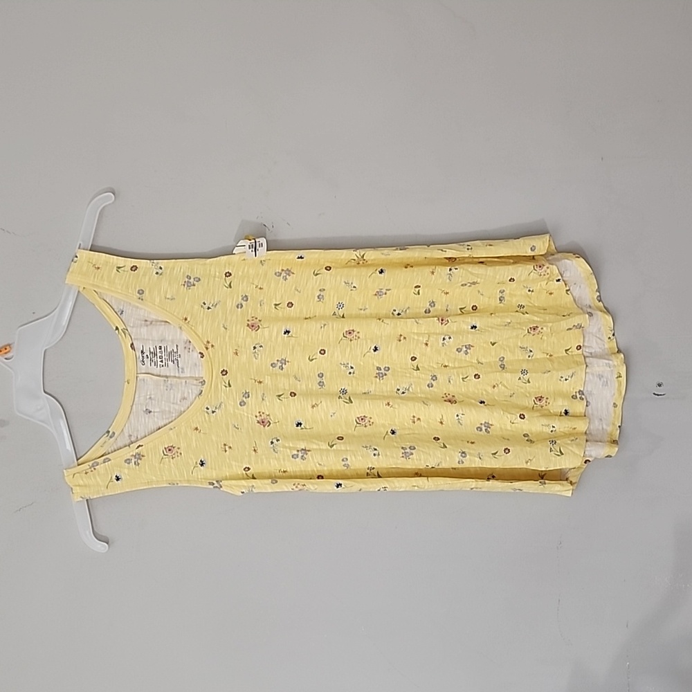 Floral Yellow tank
